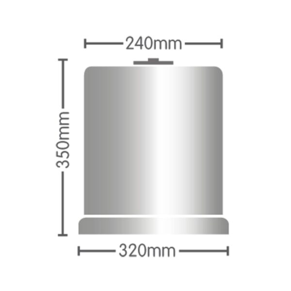 AutoPot Propagatore Trasparente per Vasi da 25L