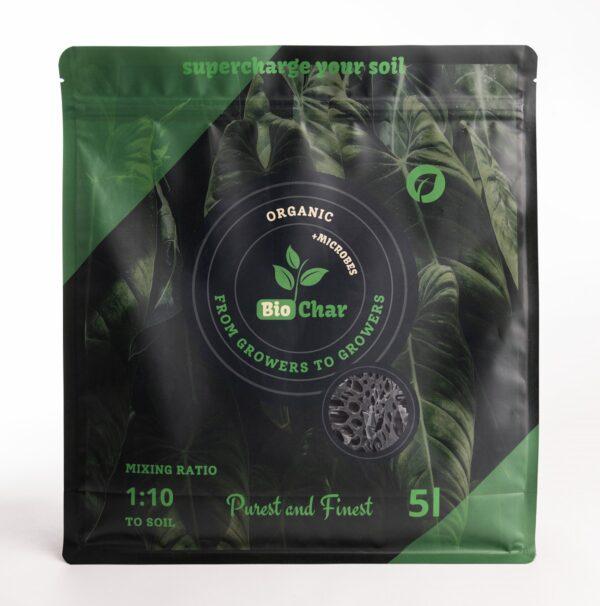 CO2 Bag BIOCHAR + MICROBES 5 LT